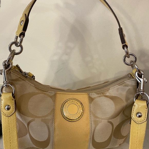 Coach Yellow Canvas Crossbody Bag.❤️❤️❤️ - Picture 8 of 8
